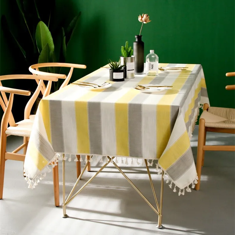 Nordic cotton striped table cloth waterproof tea table cloth table cloth table cloth fresh rectangular cover cloth simple fabric
Nordic cotton striped table cloth waterproof tea table cloth table cloth table cloth fresh rectangular cover cloth simple fabric