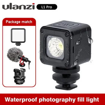 Ulanzi L1Pro Waterproof LED Video Light Dimmable LED Video Lamp Professional on Camera for Nikon Canon GOPRO SJCAM Action Camera
Ulanzi L1Pro Waterproof LED Video Light Dimmable LED Video Lamp Professional on Camera for Nikon Canon GOPRO SJCAM Action Camera