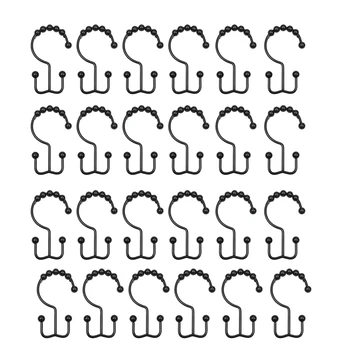 Shower Curtain Rings Hook Set of 24,Stainless Steel Rust Proof Double Glide Roller with Eight Bathroom Curtain Hook Gold
Shower Curtain Rings Hook Set of 24,Stainless Steel Rust Proof Double Glide Roller with Eight Bathroom Curtain Hook Gold