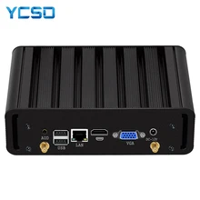 HLY Mini Pc Intel Core i7 4500u i5 i3 2955U Windows 10 7 Linux VGA HDMI 8xUSB Micro Fanless