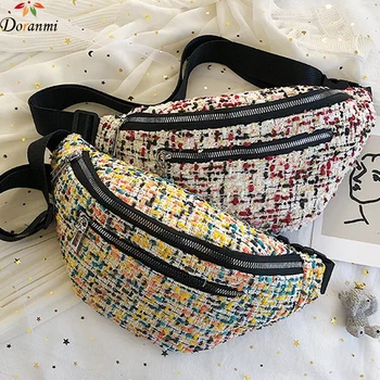 DORANMI Cloth Women's Fanny Pack 2019 Autumn Fashion Waist Bag Female Crossbody Chest Bags Zipper Closure Belt Bag Nerka BG297 
DORANMI Cloth Women's Fanny Pack 2019 Autumn Fashion Waist Bag Female Crossbody Chest Bags Zipper Closure Belt Bag Nerka BG297