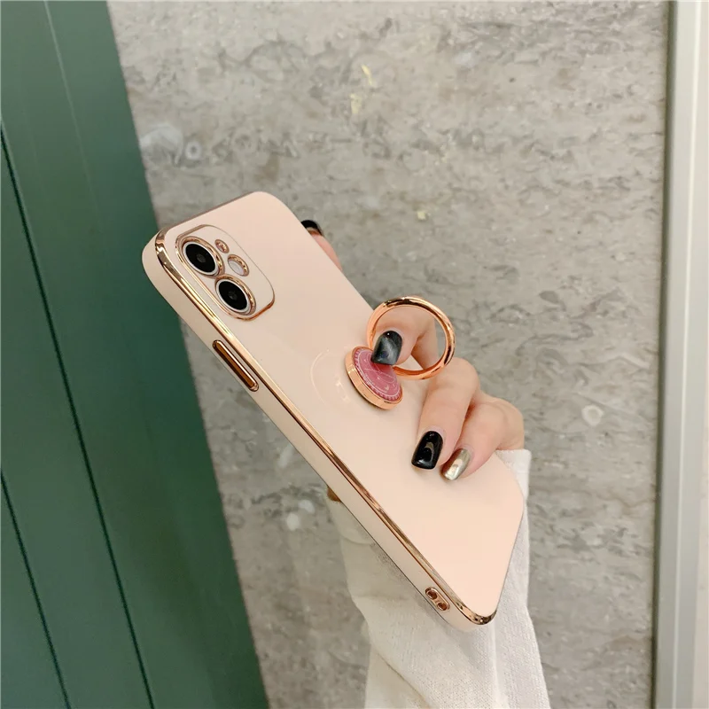 Protective Case For iPhone With Ring  Holder