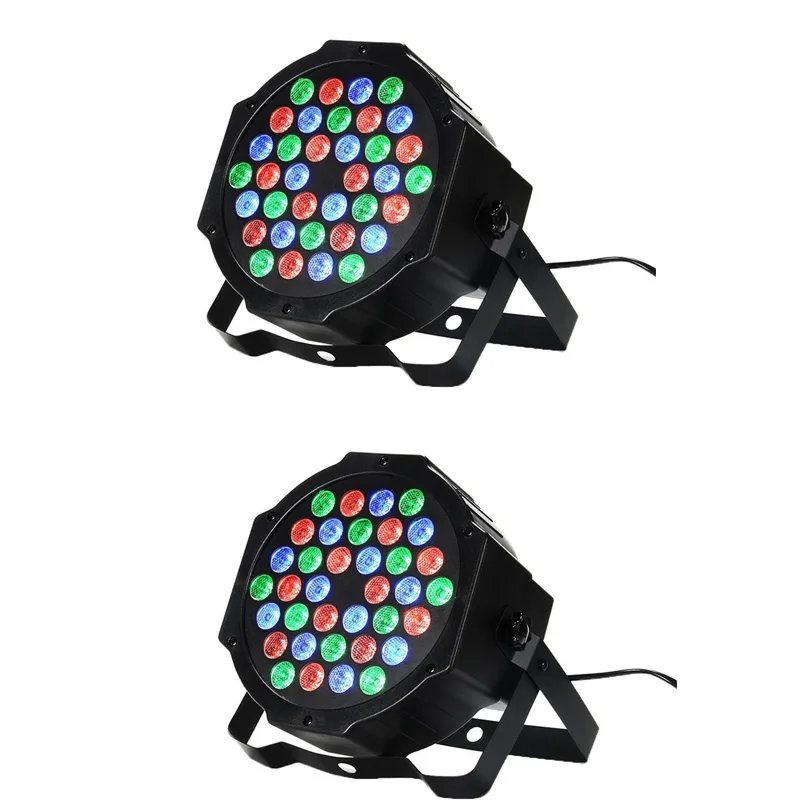 2 шт./лот 36 светодиодный сценический светильник RGB Хрустальный Магический шар