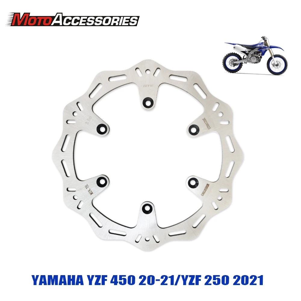 Задний тормозной дисковый ротор для мотоциклов Yamaha YZF450 2020-2021 YZF250 2021 MTX Motocross из нержавеющей стали, роторные дисковые тормоза 
Задний тормозной дисковый ротор для мотоциклов Yamaha YZF450 2020-2021 YZF250 2021 MTX Motocross из нержавеющей стали, роторные дисковые тормоза