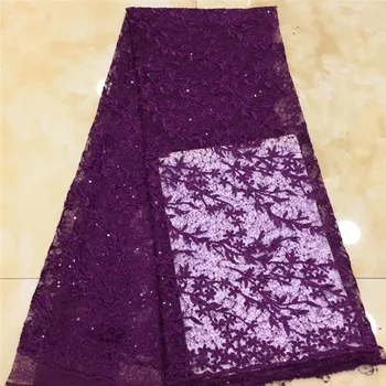 Purple Nigerian Sequins Lace Fabrics 2020 High Quality Lace African Net Lace Fabric Wedding French Tulle Lace Material For Women
Purple Nigerian Sequins Lace Fabrics 2020 High Quality Lace African Net Lace Fabric Wedding French Tulle Lace Material For Women
