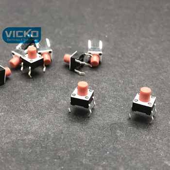 JT1230WF 6*6*7mm South Korea Touch Switch 6*6*7 Line 4 Pin Red handle High Quality Jog Button
JT1230WF 6*6*7mm South Korea Touch Switch 6*6*7 Line 4 Pin Red handle High Quality Jog Button