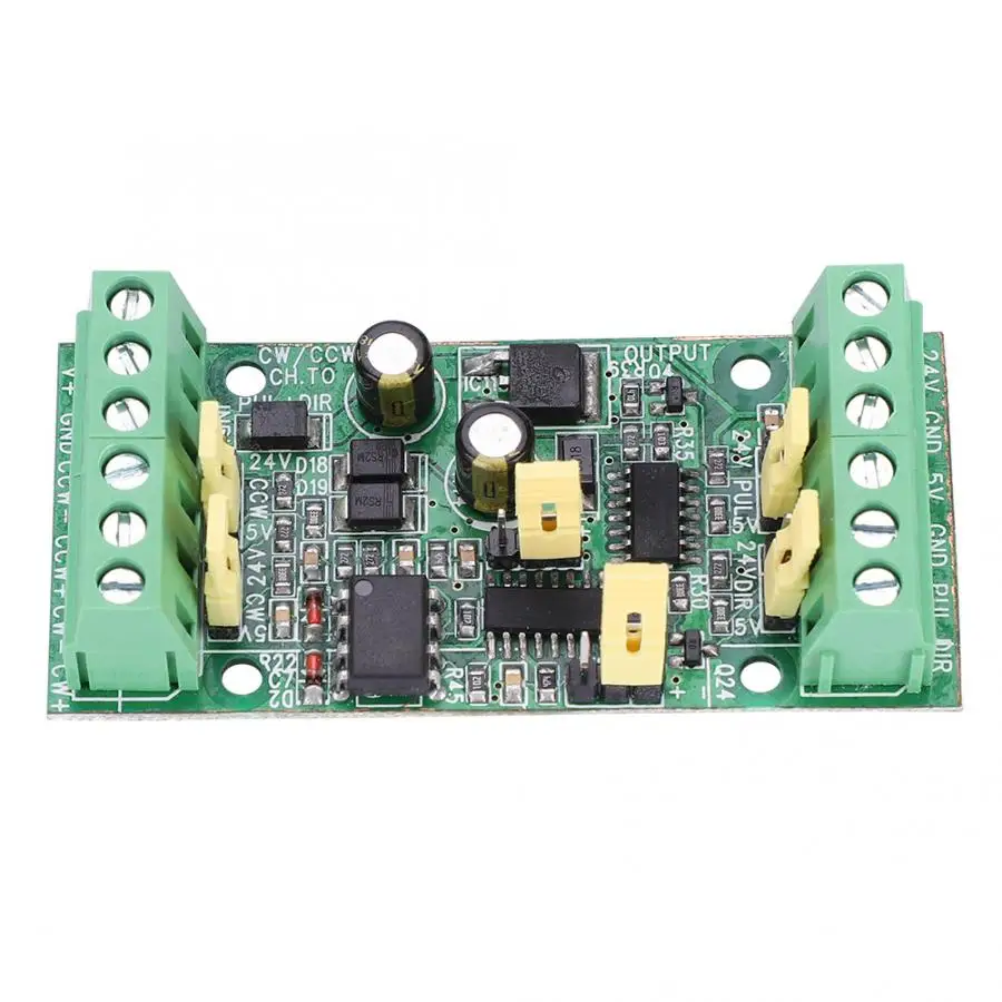 Double Pulse to Pulse Direction Conversion for Signal Stepping CCW-PD Servo Drive PLC 5V 24V 72MM Standard Terminal Platform
Double Pulse to Pulse Direction Conversion for Signal Stepping CCW-PD Servo Drive PLC 5V 24V 72MM Standard Terminal Platform