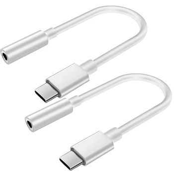 Besegad 2PCS Type-C USB-C to 3.5mm Headphone Jack Adapter Cable for Samsung Galaxy Google Huawei HTC Moto Home Office Use
Besegad 2PCS Type-C USB-C to 3.5mm Headphone Jack Adapter Cable for Samsung Galaxy Google Huawei HTC Moto Home Office Use