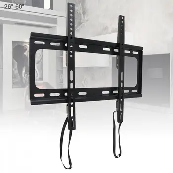 Universal 45KG Cold Ligation Board TV Wall Mount Bracket Flat Panel TV Frame with Pull Rope for 26 - 60 Inch LCD LED Monitor