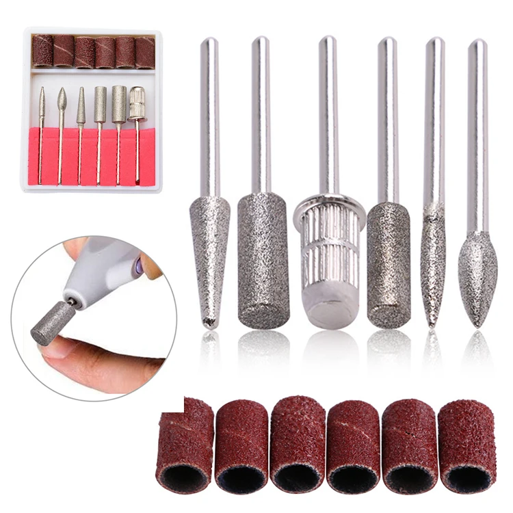 6pcs/set Nail Art Supplies Nails Drill Bit Electric File Standing Polish Machine Tools Set Kit Grinding Head Sand Replacement
6pcs/set Nail Art Supplies Nails Drill Bit Electric File Standing Polish Machine Tools Set Kit Grinding Head Sand Replacement