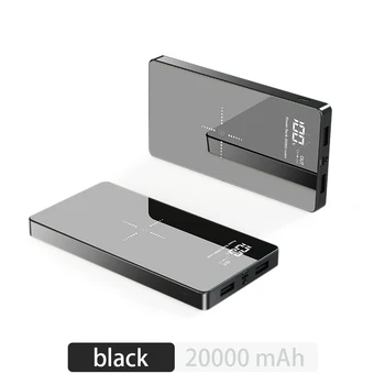 Qi Wireless Charging Power Bank 20000mAh Portable Charging Power Bank Digital Display External Battery Pack for iphone Samsung
Qi Wireless Charging Power Bank 20000mAh Portable Charging Power Bank Digital Display External Battery Pack for iphone Samsung