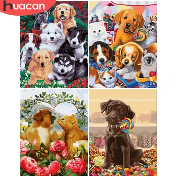 HUACAN DIY Painting By Number Dog Drawing On Canvas HandPainted Gift Pictures By Number Animals Kits Home Decor Wall Art
HUACAN DIY Painting By Number Dog Drawing On Canvas HandPainted Gift Pictures By Number Animals Kits Home Decor Wall Art