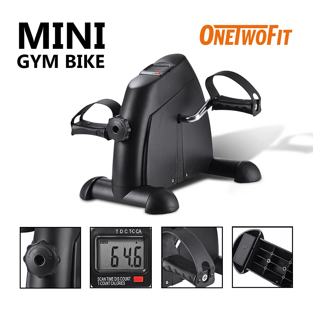 OneTwoFit Indoor Exercise Bike Mini Pedal Stepper Exercise Machine Bike Cycle Fitness With LCD Display Treadmill for Home Office
OneTwoFit Indoor Exercise Bike Mini Pedal Stepper Exercise Machine Bike Cycle Fitness With LCD Display Treadmill for Home Office