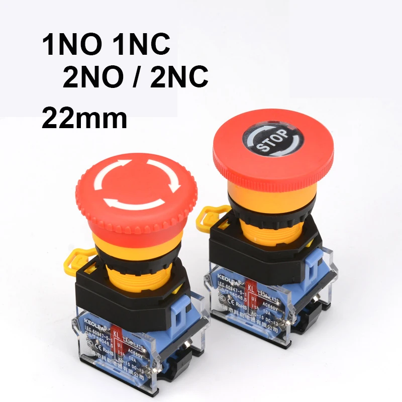 1PCS 22mm Emergency Power Push Button Switch LA38-11ZS stop Mushroom Head Emergency Stop Button Switch Self-Locking
1PCS 22mm Emergency Power Push Button Switch LA38-11ZS stop Mushroom Head Emergency Stop Button Switch Self-Locking