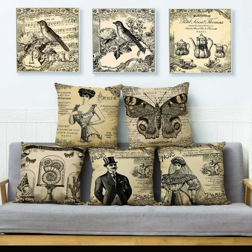 European Vintage Gothic Style Cushion Cover Flowers Print Throw Pillows Cases
European Vintage Gothic Style Cushion Cover Flowers Print Throw Pillows Cases