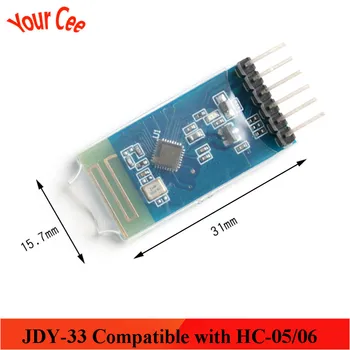 JDY-33 Slave Dual Mode Bluetooth 3.0 SPP BLE 4.2 JDY-18 SPP-C Compatible with HC-05 HC-06 Bluetooth Module JDY33 JDY 33 HC 05/06
JDY-33 Slave Dual Mode Bluetooth 3.0 SPP BLE 4.2 JDY-18 SPP-C Compatible with HC-05 HC-06 Bluetooth Module JDY33 JDY 33 HC 05/06
