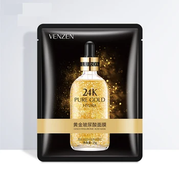 24K Gold Facial Mask Hyaluronic Acid Mask 1Pcs Moisturizing Hydrating Anti-Aging Depth Replenishment Skin Care
24K Gold Facial Mask Hyaluronic Acid Mask 1Pcs Moisturizing Hydrating Anti-Aging Depth Replenishment Skin Care