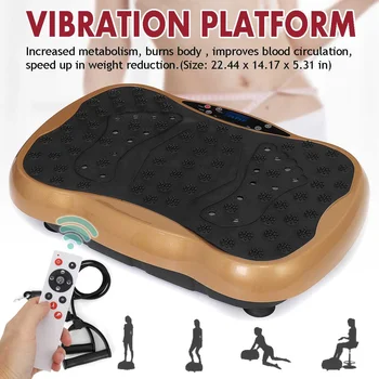 150KG/330lbs Exercise Fitness Slim Vibration Machine Trainer Plate Vibration Platform Body Shaper with Remote Control Pull Rope
150KG/330lbs Exercise Fitness Slim Vibration Machine Trainer Plate Vibration Platform Body Shaper with Remote Control Pull Rope