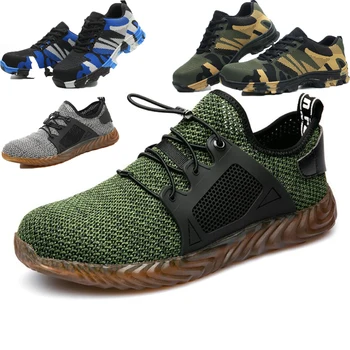 2019 New Breathable Mesh Safety Shoes Men Light Sneaker Indestructible Steel Toe Soft Anti-piercing Work Boots Plus size 36-48 
2019 New Breathable Mesh Safety Shoes Men Light Sneaker Indestructible Steel Toe Soft Anti-piercing Work Boots Plus size 36-48