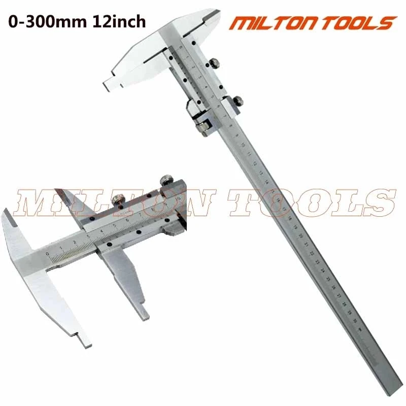 Штангенциркуль 0-300 мм 12 дюймов 4 способа измерения стальной штангенциркуль с