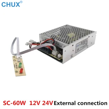CHUX UPS Charge Switching Power Supply 12V 24V 60W 13.8v battery charger universal SC60W AC DC SMPS Power Supplies
CHUX UPS Charge Switching Power Supply 12V 24V 60W 13.8v battery charger universal SC60W AC DC SMPS Power Supplies
