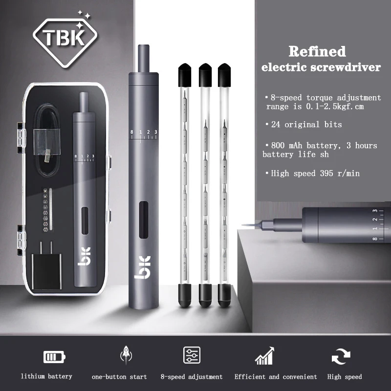 8-speed 24 original bits electric screwdriver for mobile phone maintenance OCA glue remove screen cleaning and maintenance
8-speed 24 original bits electric screwdriver for mobile phone maintenance OCA glue remove screen cleaning and maintenance