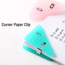 Triangle Corner Clip For Book Test Paper Data Desk Storage Office Desktop Organizer Plastic Edging Triangle Clip Stationery
Triangle Corner Clip For Book Test Paper Data Desk Storage Office Desktop Organizer Plastic Edging Triangle Clip Stationery
