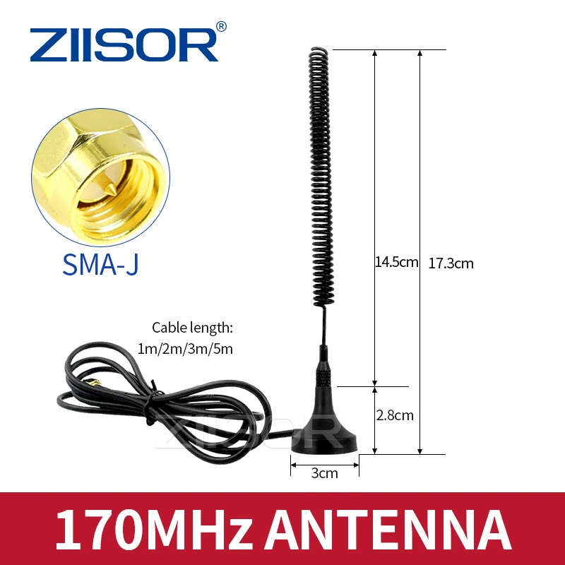 169MHz Magnetic Antenna 169M Omni Antenna SMA Male High Gain Wireless Module DTU Antena Outdoor Car Aerial Z33-B169SJ20
169MHz Magnetic Antenna 169M Omni Antenna SMA Male High Gain Wireless Module DTU Antena Outdoor Car Aerial Z33-B169SJ20