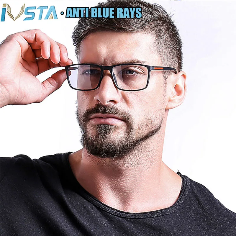 IVSTA Square TR90 anti Blue Light Glasses Frame Men Computer Glasses Gaming Geek Eyewear Myopia Optical anti blue rays Spectacle
IVSTA Square TR90 anti Blue Light Glasses Frame Men Computer Glasses Gaming Geek Eyewear Myopia Optical anti blue rays Spectacle