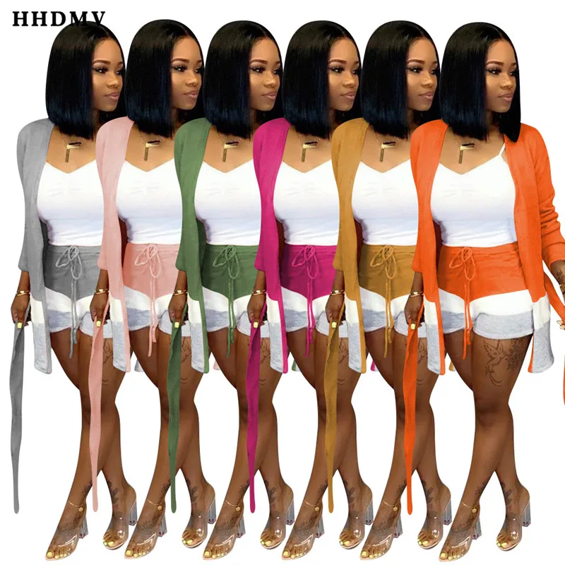 HHDMV OFN6316 stree casual style sets long sleeve no buttons sashes decoration top elastic short pants pure color two piece sets
HHDMV OFN6316 stree casual style sets long sleeve no buttons sashes decoration top elastic short pants pure color two piece sets