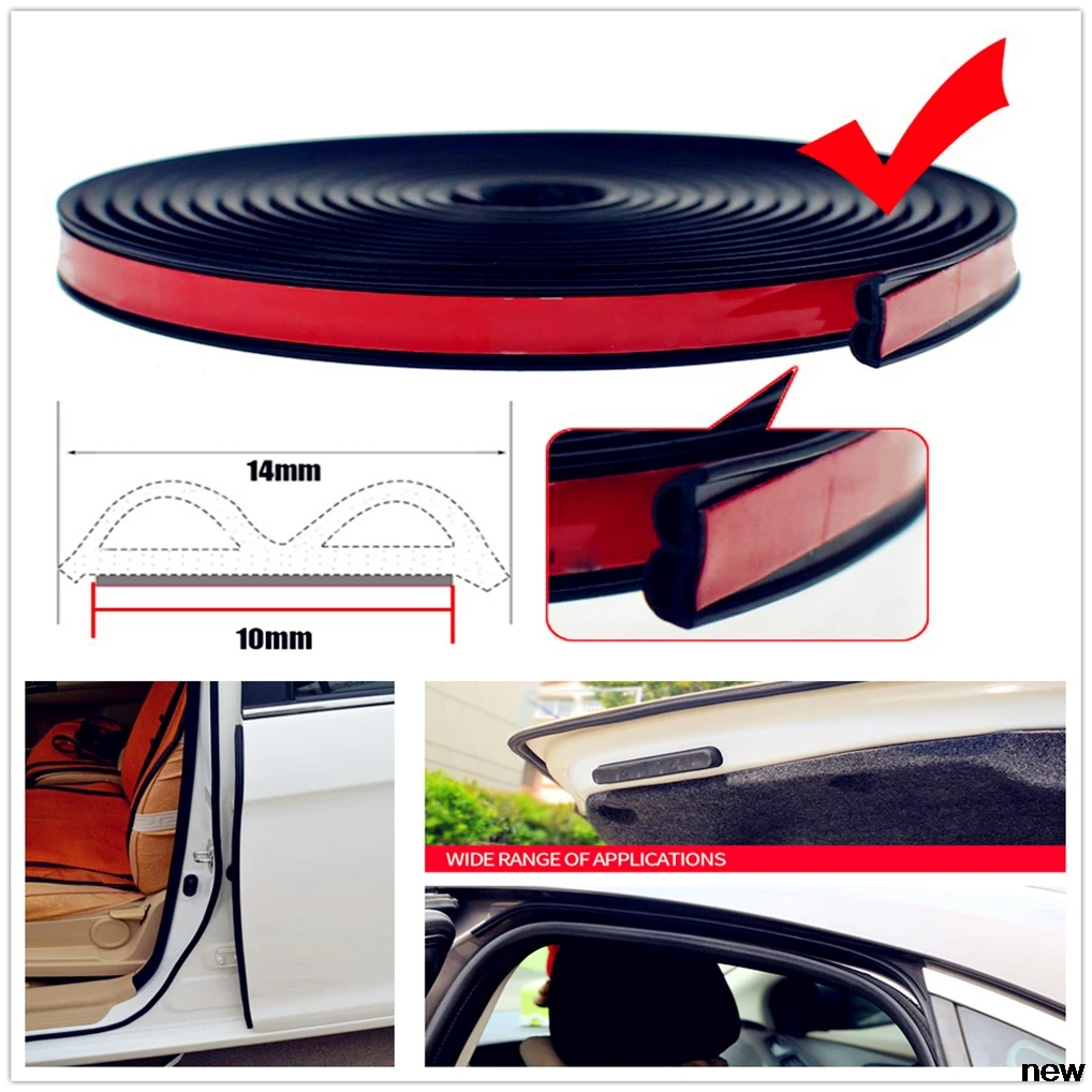 CAR Door Seal Strip B Type Rubber Sound Noise sealing for KIA RIO K3 K4 K5 Sportage SORENTO venga Hyundai Avante Sonata
CAR Door Seal Strip B Type Rubber Sound Noise sealing for KIA RIO K3 K4 K5 Sportage SORENTO venga Hyundai Avante Sonata