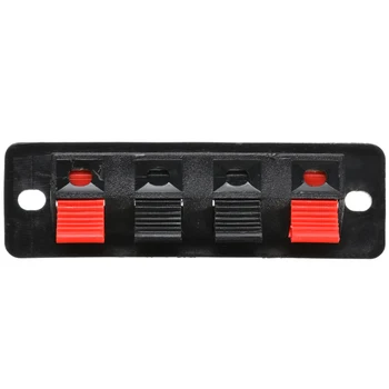2pcs 4 Positions Connector Terminal Push in Jack Spring Load Audio Speaker Terminals Panel Connector
2pcs 4 Positions Connector Terminal Push in Jack Spring Load Audio Speaker Terminals Panel Connector