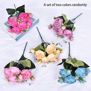 2PCS Artificial Peony Tea Rose Flowers Camellia Silk Fake Flower Flores for DIY Home Garden Wedding Decoration
2PCS Artificial Peony Tea Rose Flowers Camellia Silk Fake Flower Flores for DIY Home Garden Wedding Decoration