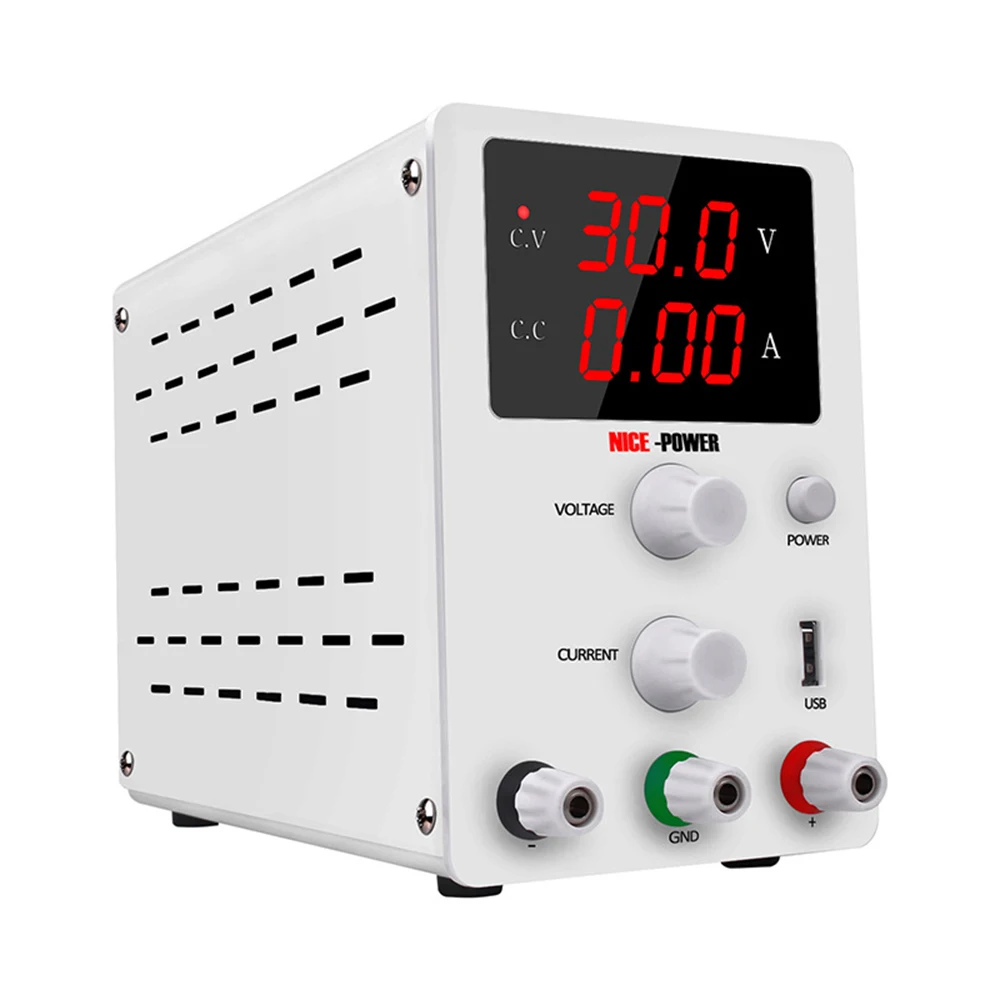 Nice Power 30v 10a Switching Power Supply Sps3010 DC Power Supply Adjustable Digit Display Mini Laboratory Power Supply
Nice Power 30v 10a Switching Power Supply Sps3010 DC Power Supply Adjustable Digit Display Mini Laboratory Power Supply