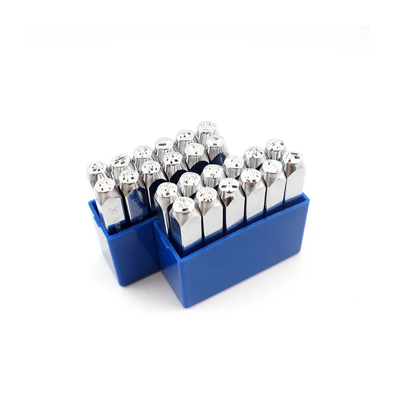 6mm Metal Stamp Punching Tool Aluminium Leather Unique Marking Symbol Punching Stamps Tools Craft for Stamping 24 Pattern
6mm Metal Stamp Punching Tool Aluminium Leather Unique Marking Symbol Punching Stamps Tools Craft for Stamping 24 Pattern