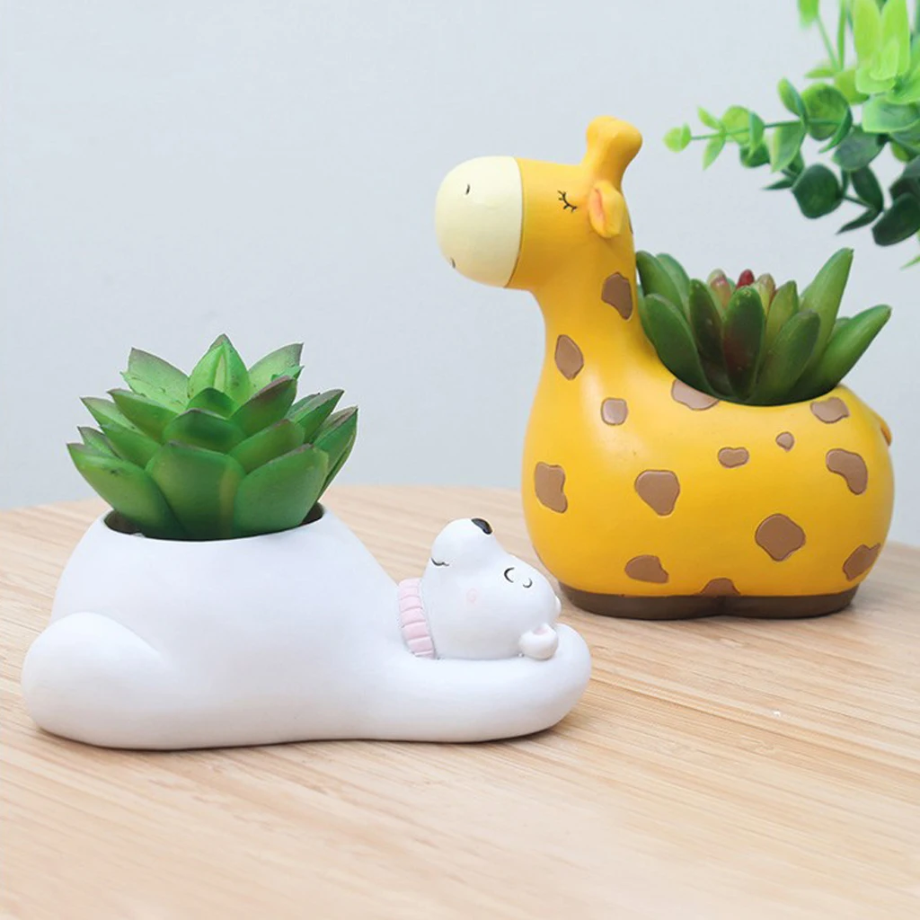 Novel Animals Shape Flowerpot Succulent Gactus Planter Home Decorative Vase Pot for Home Office Decoration Novel Animals Shape Flowerpot Succulent Gactus Planter Home Decorative Vase Pot for Home Office Decoration