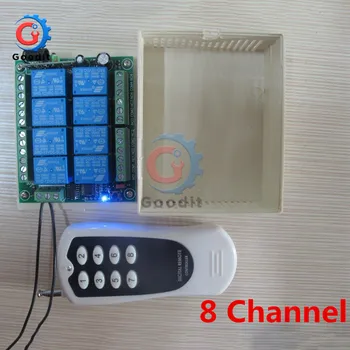 DC 12V 8 Channel Wireless Digital Remote Controller Switch Relay Board 315MHz 30mA 1000m RF Control Transmitter + Receiver
DC 12V 8 Channel Wireless Digital Remote Controller Switch Relay Board 315MHz 30mA 1000m RF Control Transmitter + Receiver