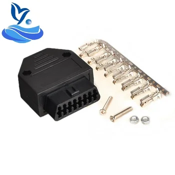 OBD2 16Pin Connector Standard OBD Female Plug Shell OBD Connector Plug+Shell+Terminal+Screw Full Set
OBD2 16Pin Connector Standard OBD Female Plug Shell OBD Connector Plug+Shell+Terminal+Screw Full Set