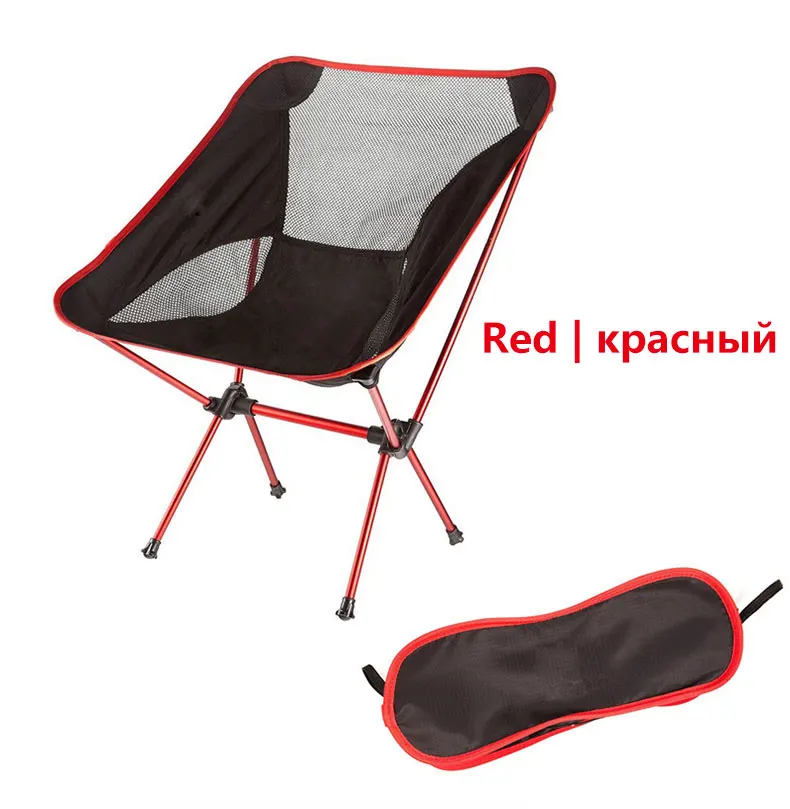 Składane krzesło ultralight dla podróżników, kempingu, pikników - Outdoor Portable Camping BBQ Beach Seat - Wianko - 33