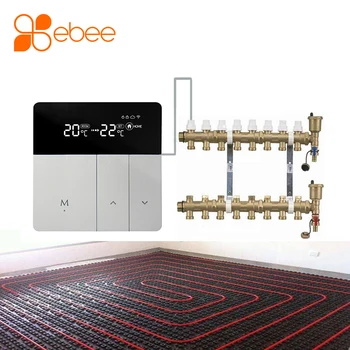 Underfloor Water Heating Temperature Controller Thermostat Works With WiFi Smartphone APP
Underfloor Water Heating Temperature Controller Thermostat Works With WiFi Smartphone APP
