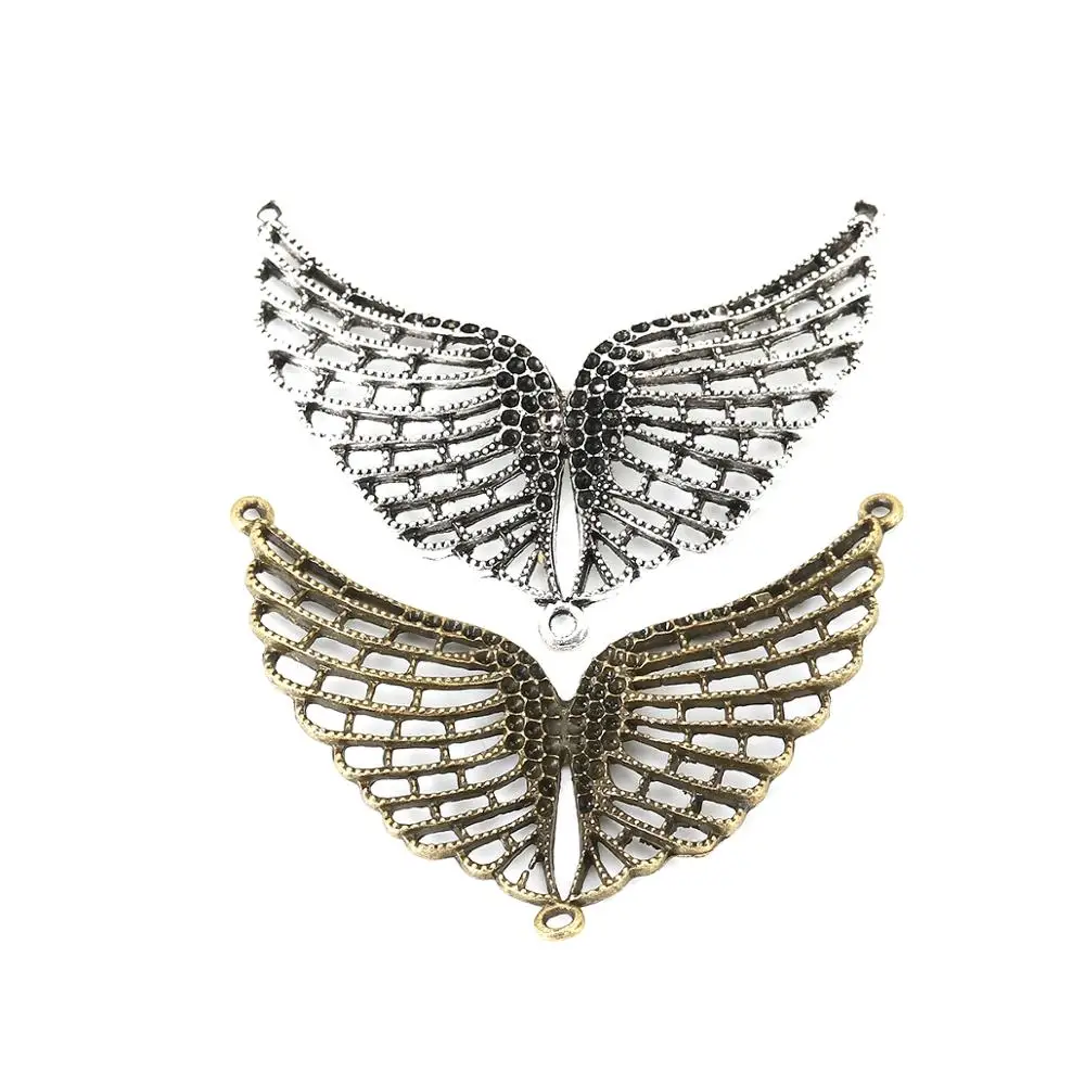 Doreen Box Zinc Based Alloy Connectors Wing Punk Style (Can Hold ss8 Pointed Back Rhinestone) DIY Jewelry 66mm x 51mm, 5 PCs
Doreen Box Zinc Based Alloy Connectors Wing Punk Style (Can Hold ss8 Pointed Back Rhinestone) DIY Jewelry 66mm x 51mm, 5 PCs