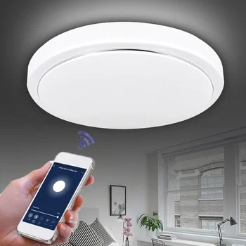 Smart Remote Control Timing Function WIFI Ceiling Light Stepless Adjusted Lighting 390MM 48W Dimmable LED Cloud Intelligence APP
Smart Remote Control Timing Function WIFI Ceiling Light Stepless Adjusted Lighting 390MM 48W Dimmable LED Cloud Intelligence APP