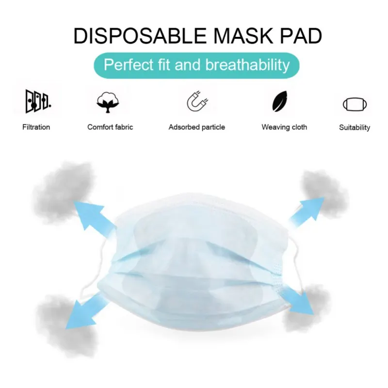 O 50pcs/Bag Multifunctional Air Mask Fiters PM 2.5 Fack Mask Filter Pad Replacement Anti Coronavirus SARS Mask
O 50pcs/Bag Multifunctional Air Mask Fiters PM 2.5 Fack Mask Filter Pad Replacement Anti Coronavirus SARS Mask