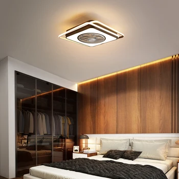 MDWELL modern chandelier with fan Square 55x55cm led chandelier lighting Black+white/Green luces led decoracion light fixtures 
MDWELL modern chandelier with fan Square 55x55cm led chandelier lighting Black+white/Green luces led decoracion light fixtures