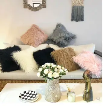 Nordic wind plush pillowcase Modern minimalist wool sofa cushion cover Cute waist cushion Solid color cushion cover
Nordic wind plush pillowcase Modern minimalist wool sofa cushion cover Cute waist cushion Solid color cushion cover