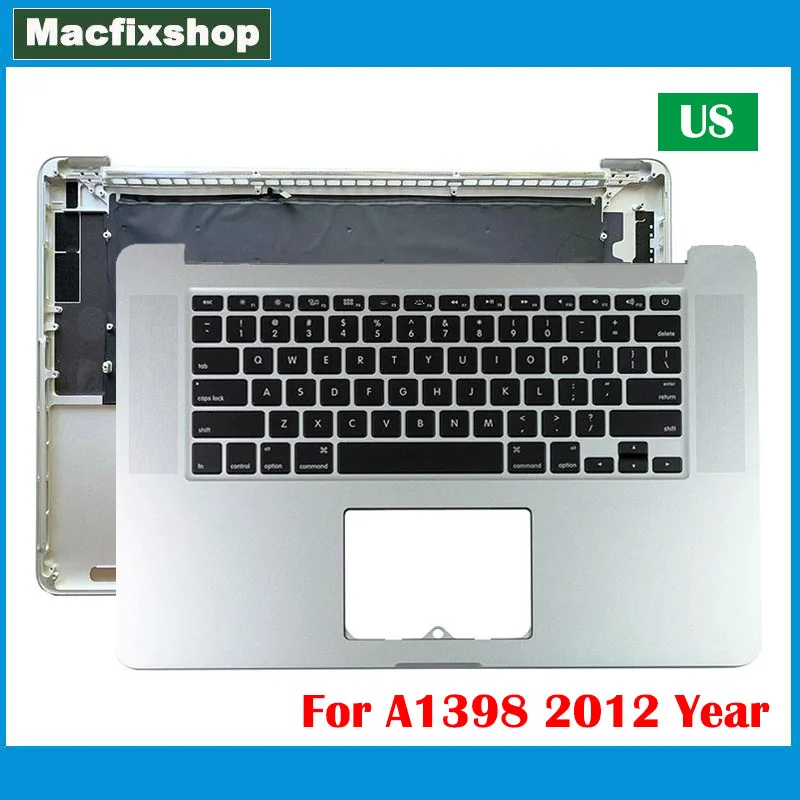 

A1398 Topcase Mid 2012 Early 2013 For Macbook Pro Retina 15.4 inch A1398 Top Case Cover with US Keyboard Backlight EMC 2512 2673