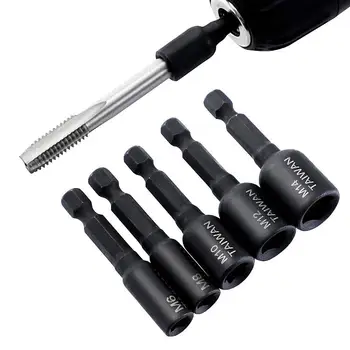8Pcs/set Screw Tap Sockets Adapter 1/4" Hex Shank Square Driver Thread for M4 M5 M6 M8 M10 M12 M14 Machine Tap
8Pcs/set Screw Tap Sockets Adapter 1/4" Hex Shank Square Driver Thread for M4 M5 M6 M8 M10 M12 M14 Machine Tap