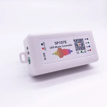Wireless Bluetooth App SP107E LED Music Controller Dimmer DC 5V-24V 2048 Pixels IC SPI Controller for DreamColor LED Strip Light
Wireless Bluetooth App SP107E LED Music Controller Dimmer DC 5V-24V 2048 Pixels IC SPI Controller for DreamColor LED Strip Light