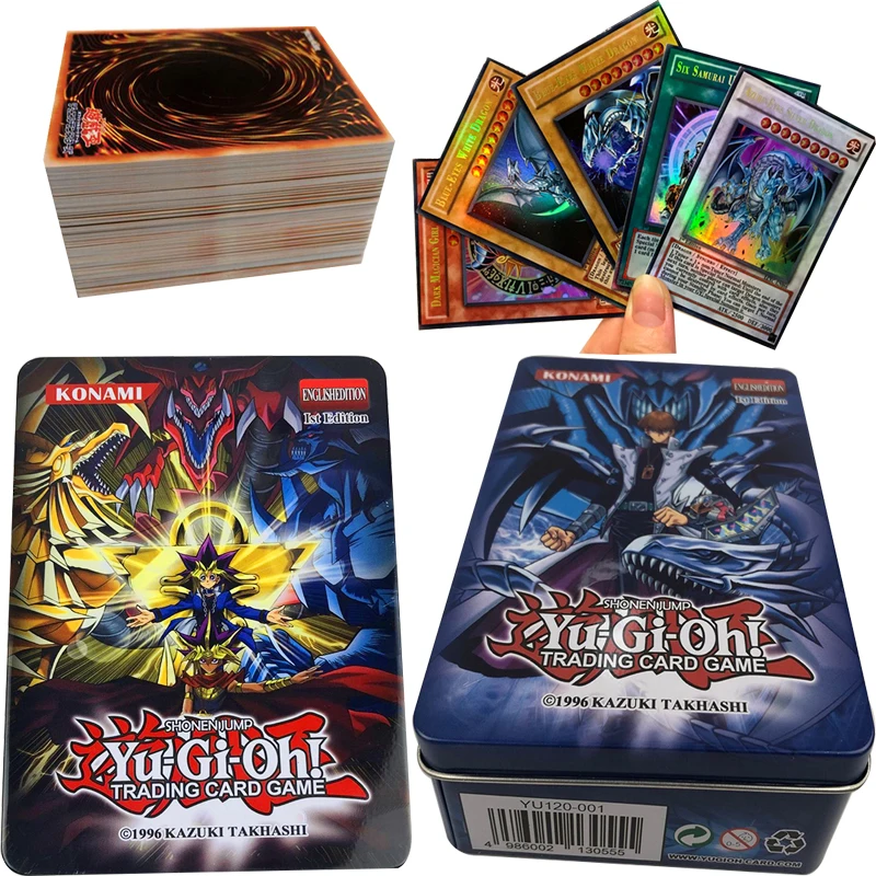 

60pcs holographic Yu-Gi-Oh! Dark Magician Exodia Obelisk Slifer Ra Yugioh DM Classic Orica Proxy Card Childhood Memory