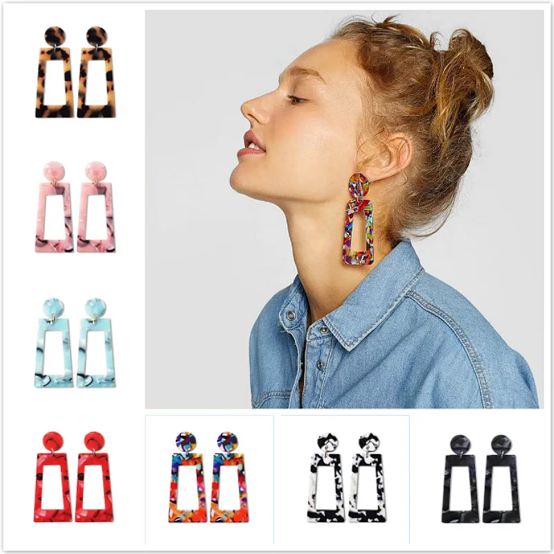 2019 New Hot Rectangle Colorful Hoop Earrings For Women Geometry Square Design Elegant Earrings For Birthday Wedding Gift
2019 New Hot Rectangle Colorful Hoop Earrings For Women Geometry Square Design Elegant Earrings For Birthday Wedding Gift